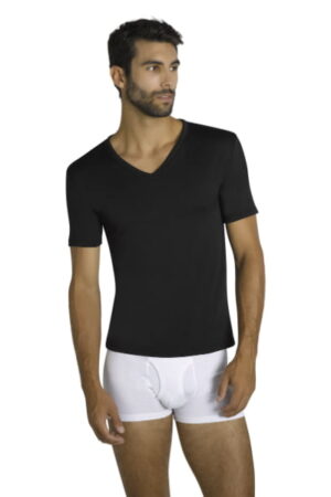 70100-CAMISETA CABALLERO TERMAL M/C CUELLO V