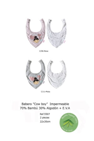 SET BABEROS IMPERMEABLES 2 PZS (DUFFI-5507)