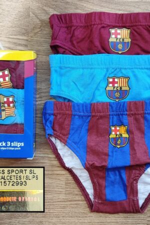 SLIP PACK 3  NIÑO FC BARCA