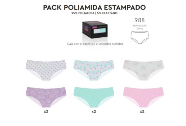 988 BRAGA ALTA PACK 2 NAIARA PACK-2