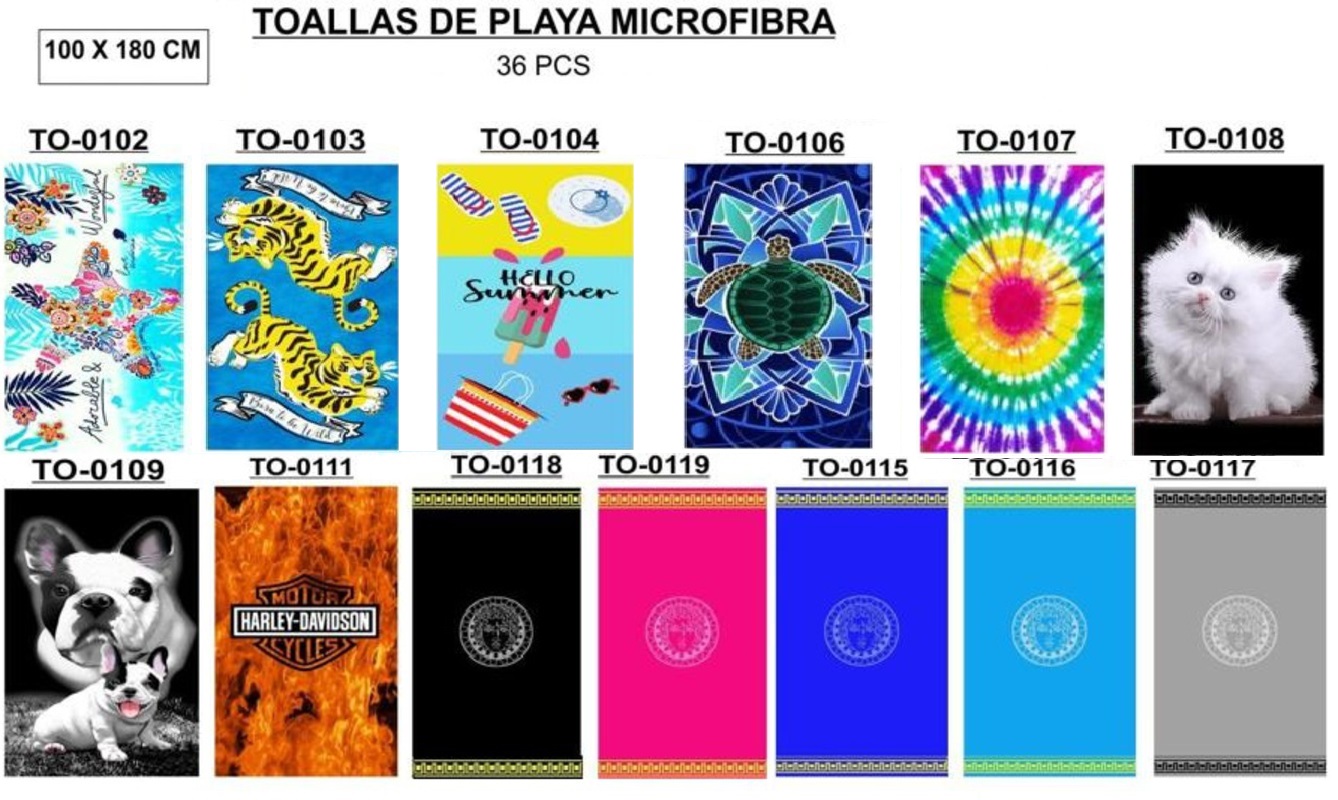 TOALLA PLAYA MICROFIBRA NPT