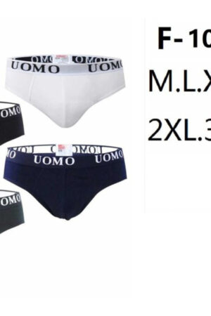 SLIP ALGODON LYCRA TRENDY-BOY F1017 PACK-12