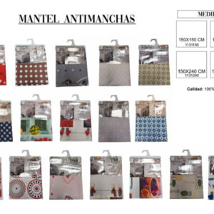 MANTEL ANTIMANCHAS NPT PACK-5