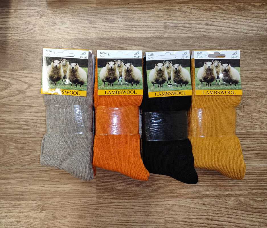 CALCETIN ANGORA LAMBSWOOL SRA 8394 PACK-12