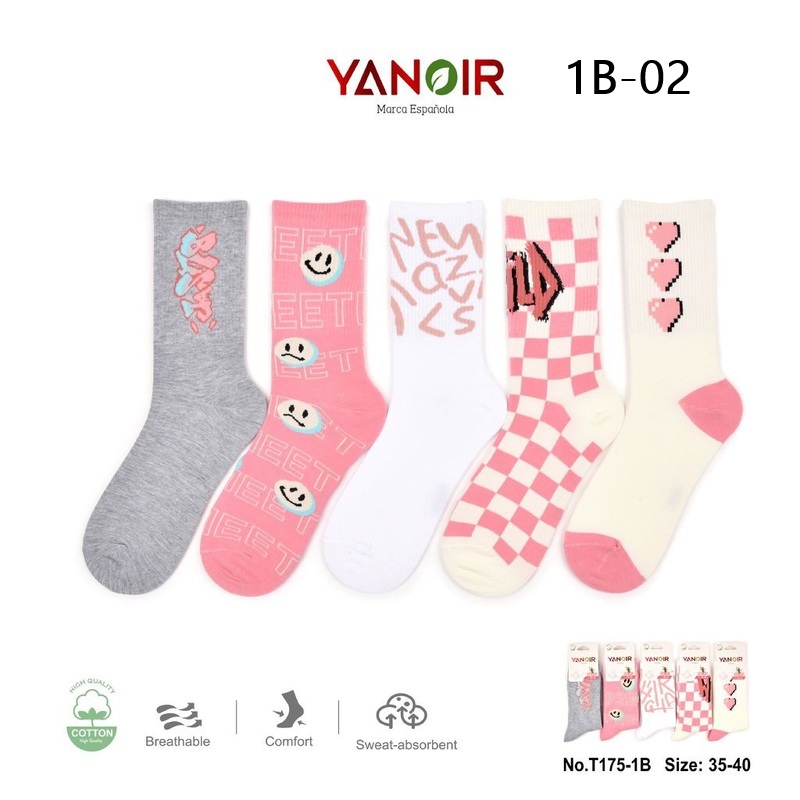 T175  CALCETIN YANOIR 35-40 PACK-15