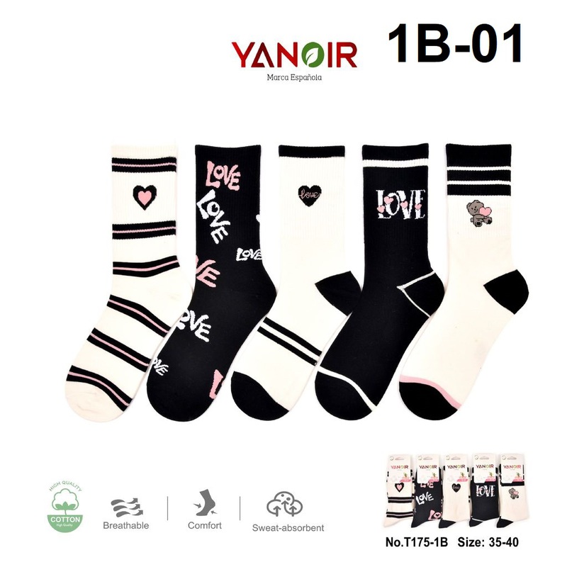 T175  CALCETIN YANOIR 35-40 PACK-15