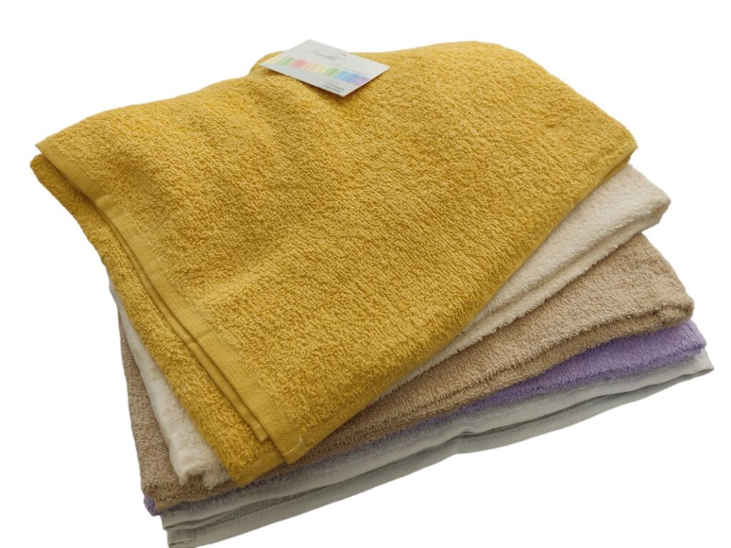TOALLA ACOFIL LISO CORES 70*130 DUCHA PACK-5