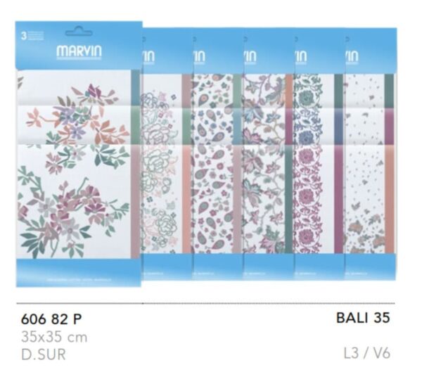 BALI35 PAÑUELO GUASH PACK 3 TAMAÑO 35X35