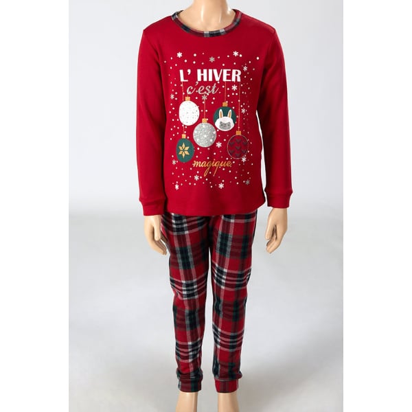 PIJAMA NAVIDAD NIÑA/O 4603