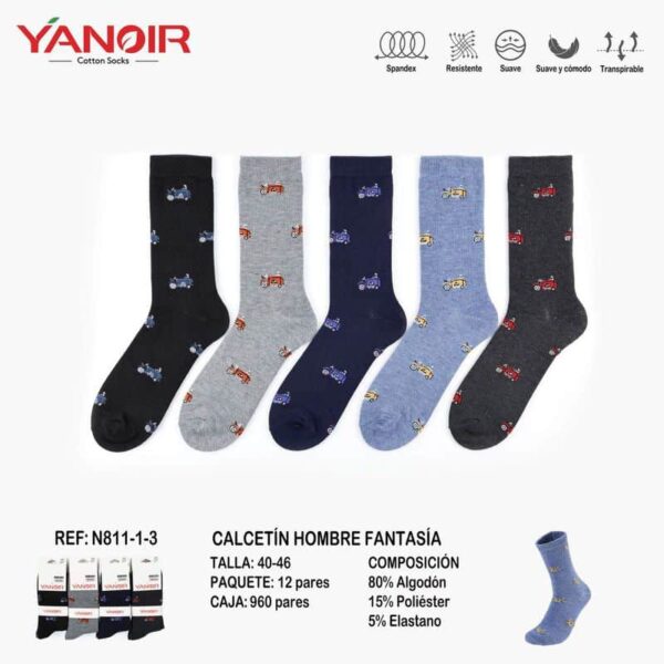 N811 CALCETIN FANTASIA HOMBRE