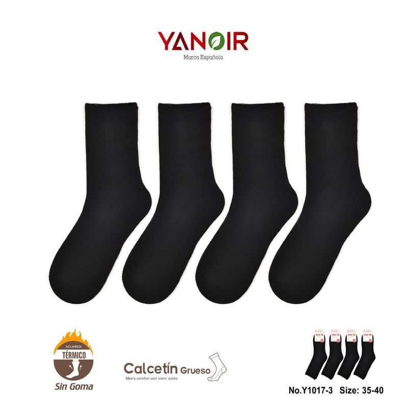 CALCETIN RIZO SRA YANOIR Y1017 SIN puño PACK-12