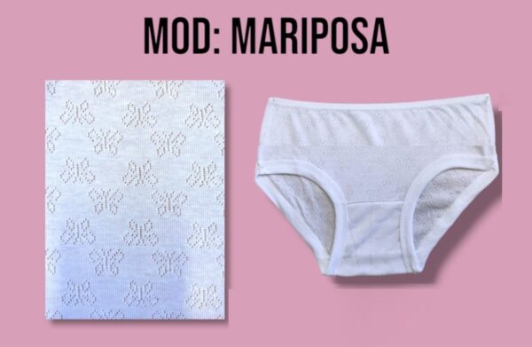 BRAGA NIÑA MARIPOSA MOD.503