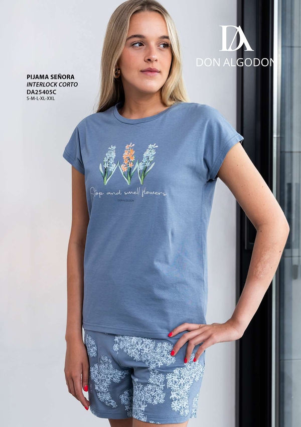 DA25405C PIJAMA SEÑORA DON ALGODN