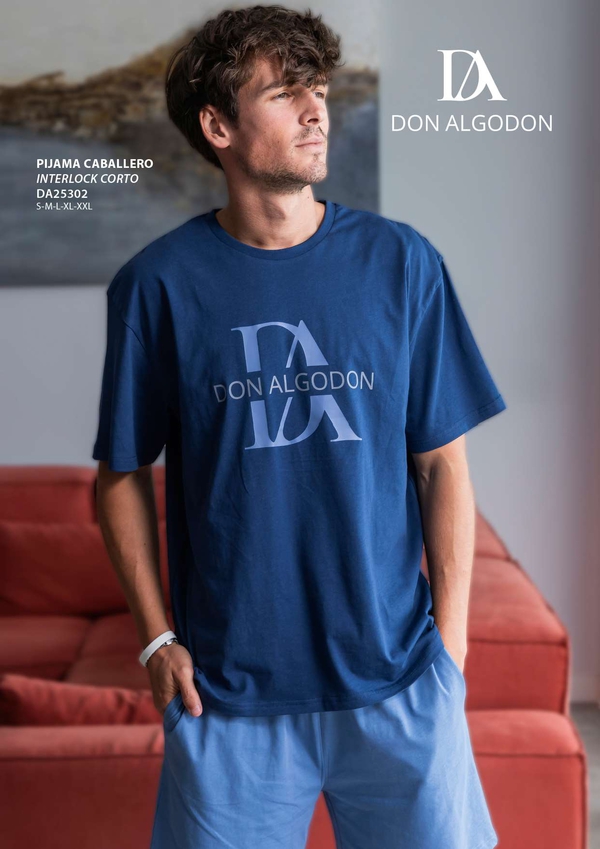 DA25302 PIJAMA CABALLERO DON ALGODN