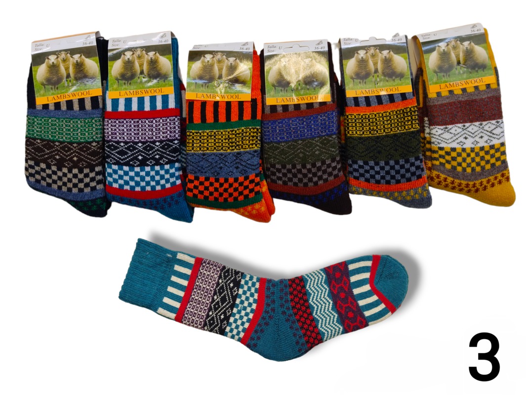 CALCETIN WOMEN WOOL TERRY SOCKS PACK 12