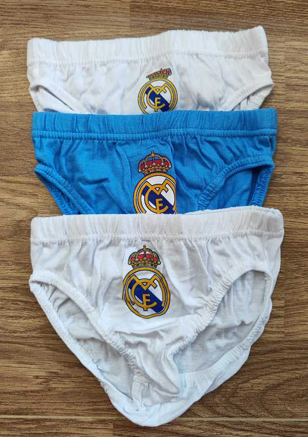SLIP PACK 3 NIÑO REAL MADRID