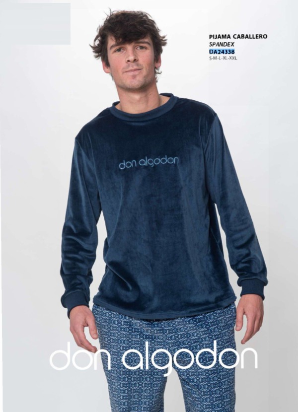 DA24338 PIJAMA HOMBRE DON ALGODÓN