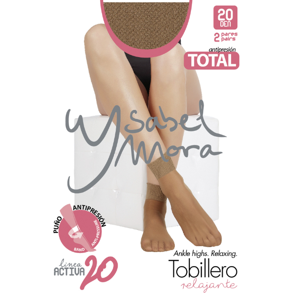 18122 TOBILLERO 20 DEN PACK DE 2 Ysabel mora