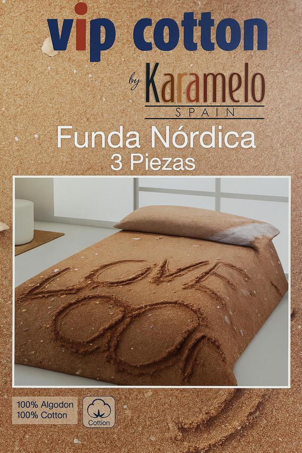 FUNDA NORDICA KARAMELO
