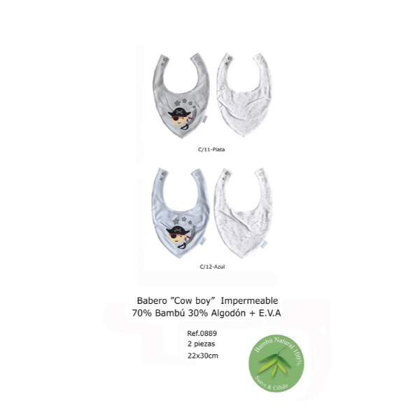 SET BABEROS IMPERMEABLES 2PZS (DUFFI-0889)