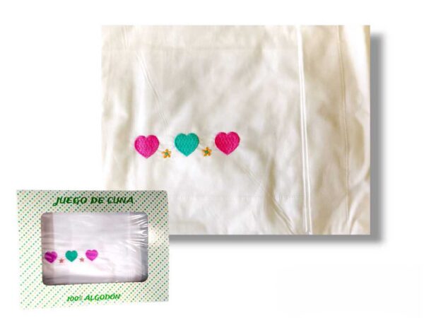 PACK DE 2 JUEGOS DE CUNA DE 3 PIEZAS 1122C