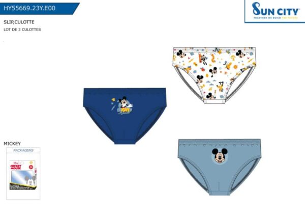 HY55669 CAJA 3 SLIP MICKEY SUN CITY