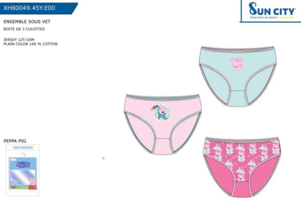 XH80049 BRAGA PEPPA PIG SUN CITY