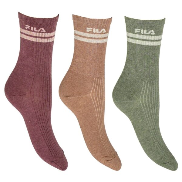F6410 PACK2 CALCETINES FILA MUJER