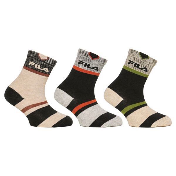f8094 Calcetín junior niño liso FILA pack de 3