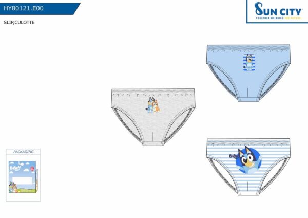 HY80121 SLIP NIÑO BLUEY SUN CITY