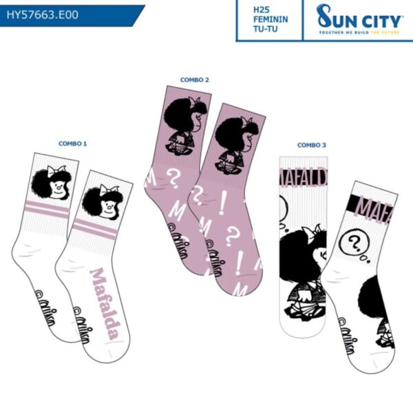 HY57663 CALCETINES SPORT MAFALDA PACK-3