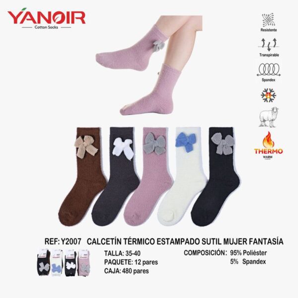 Y2007 CALCETIN LANA YANOIR PACK-12