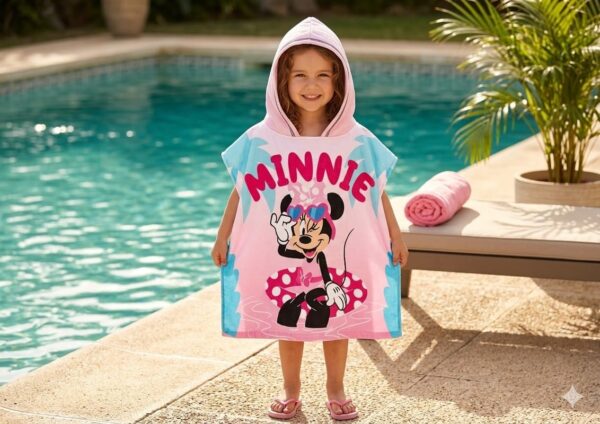 EZ78130 PONCHO PLAYA MICROFIBRA MINNIE SUN CITY
