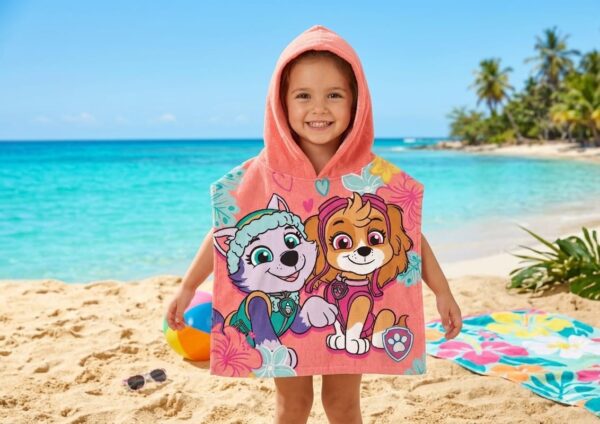 EZ78137 PONCHO PLAYA MICROFIBRA PAW PATROL SUN CITY