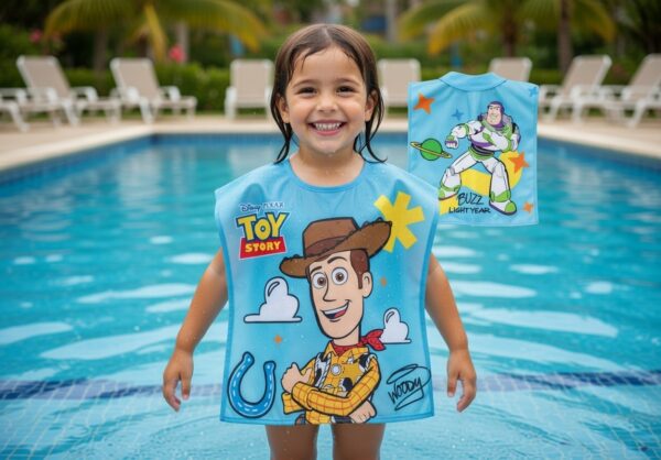 EZ78140 PONCHO PLAYA MICROFIBRA TOY STORY SUN CITY