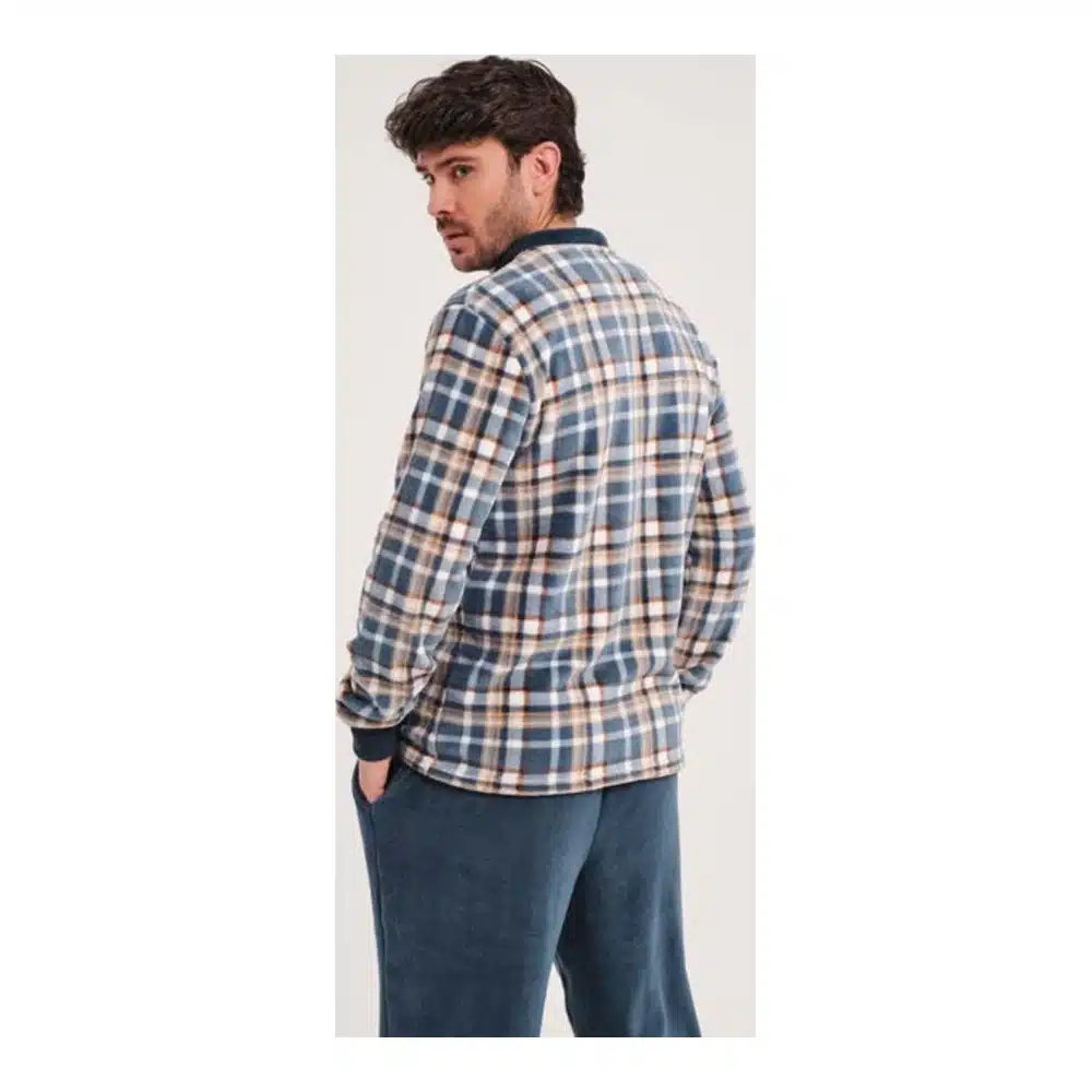 Da25w313 Pijama Coralina Hombre Don Algodón - Imagen 3