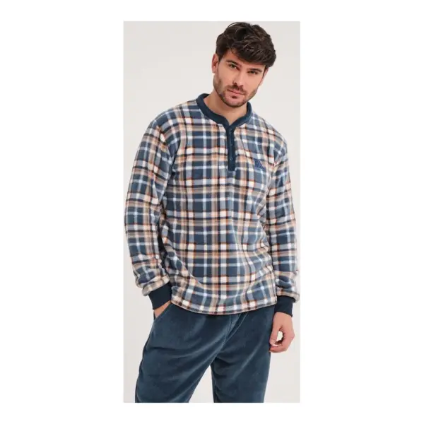 Da25w313 Pijama Coralina Hombre Don Algodón