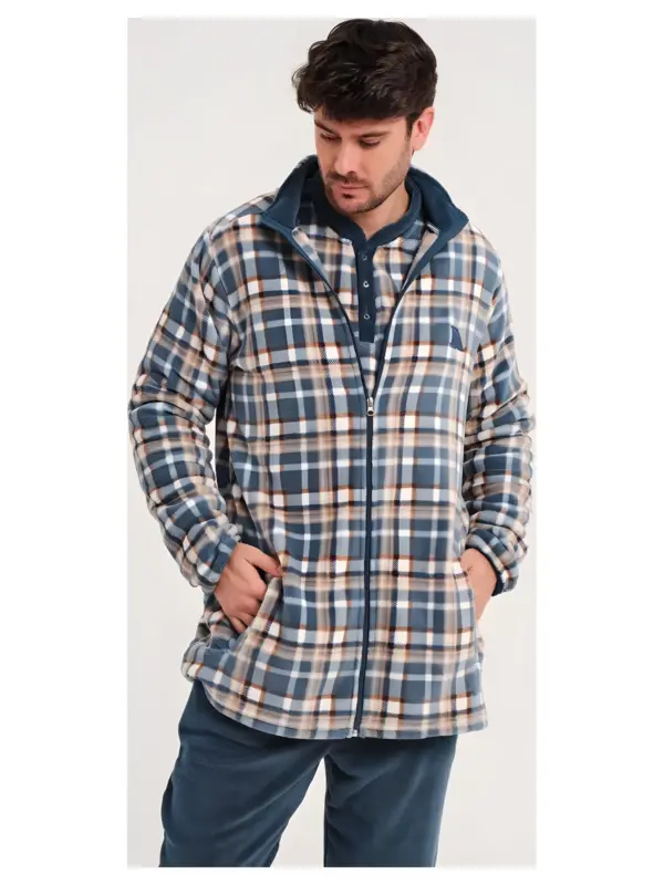 Da25w315l Bata Coralina Hombre Don Algodón