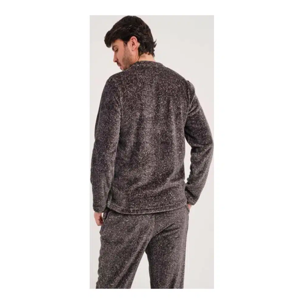 Da25w320 Pijama Coralina Hombre Don Algodon - Imagen 3