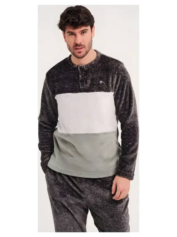 Da25w320 Pijama Coralina Hombre Don Algodon