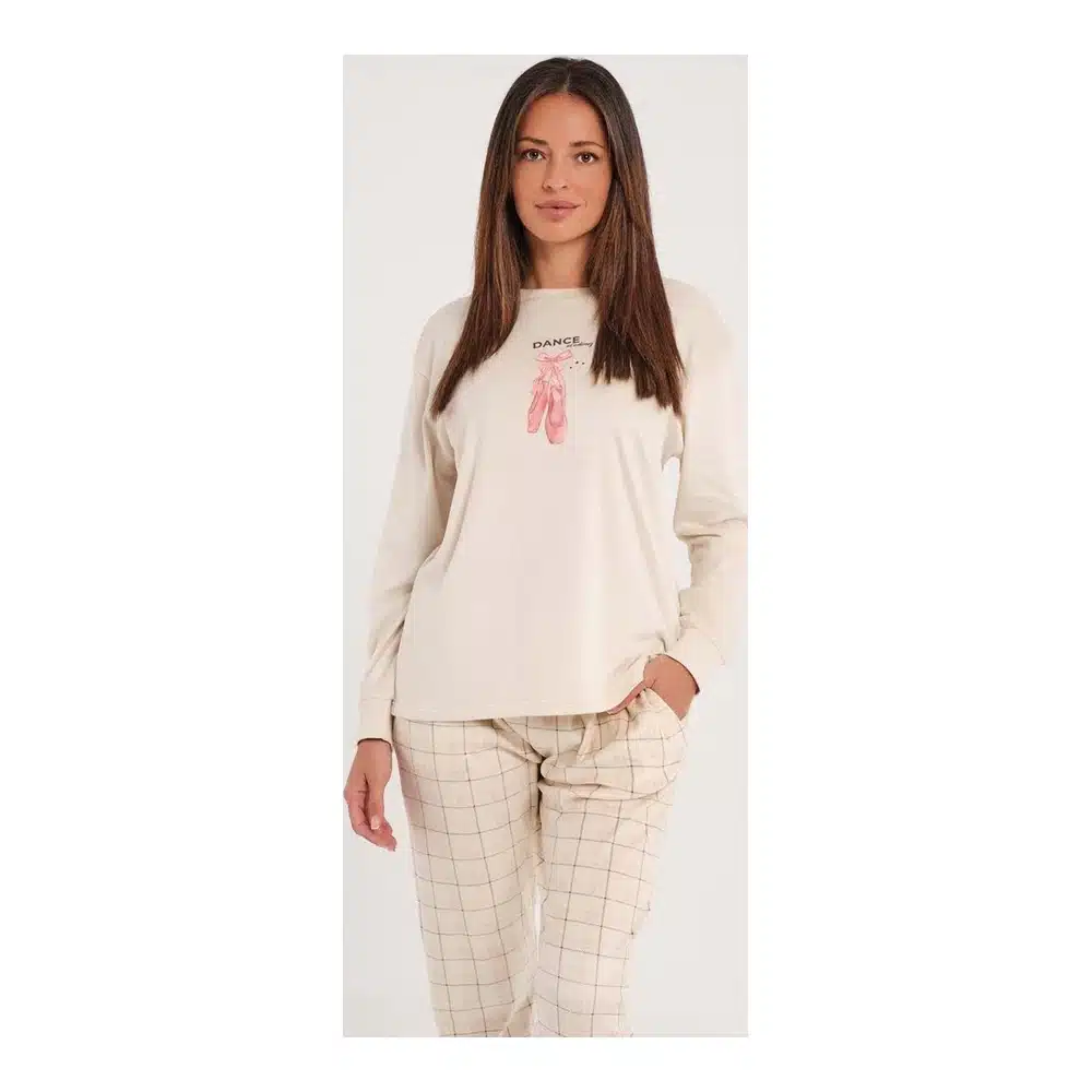 Da25w414 Pijama Spandex Mujer Don Algodon