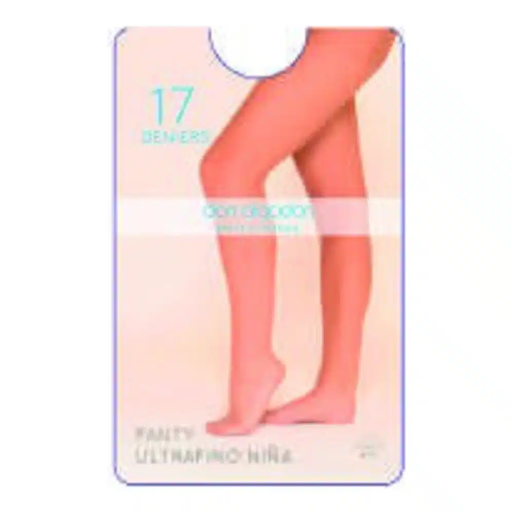 895 Panty Ultrafino Niña 17 5 Don Algodón - Imagen 2