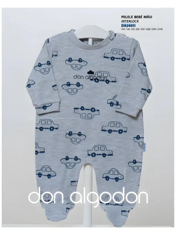 Da24011 Pelele Bebe Don Algodón