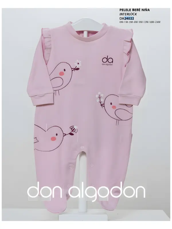 Da24022 Pelele Bebe Don Algodón