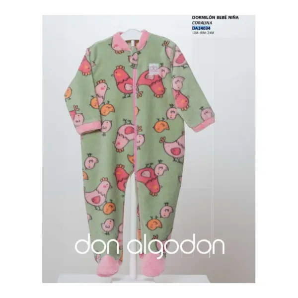 Da24034 Dormilon Bebe Don Algodón