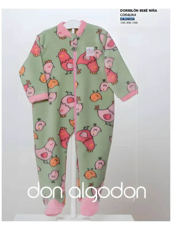 Da24034 Dormilon Bebe Don Algodón
