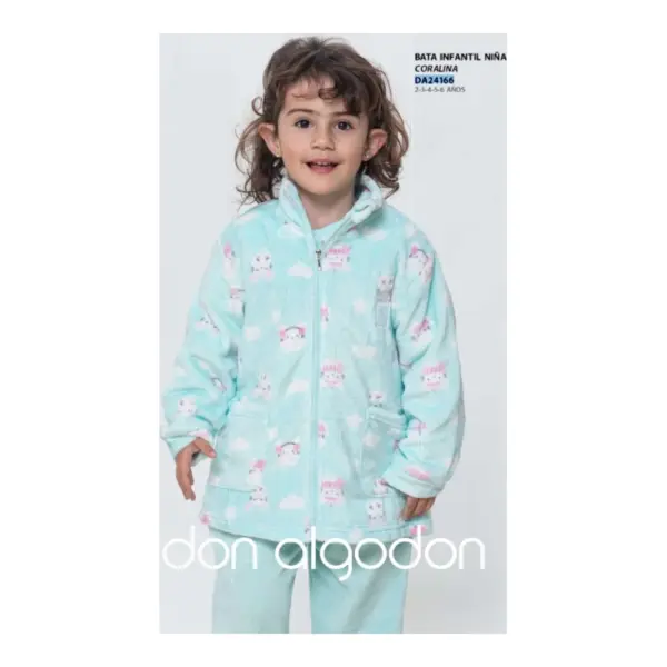 Da24166 Bata Niña Don Algodón