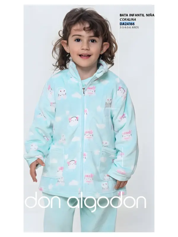 Da24166 Bata Niña Don Algodón