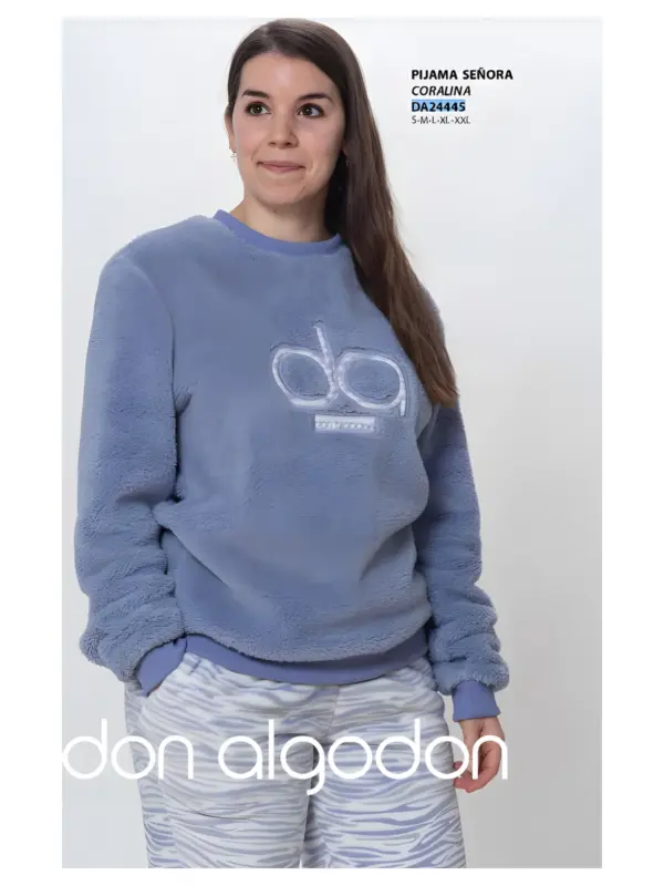 Da24445 Pijama Mujer Don Algodón