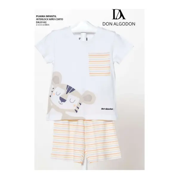 Da25102 Pijama Niño Don Algodn